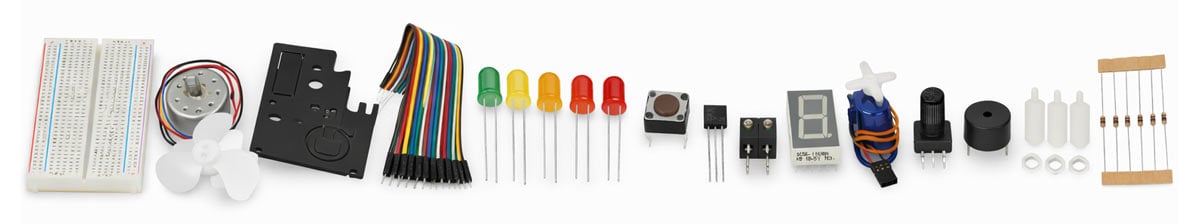 Arduino starter kit - komponentsett
