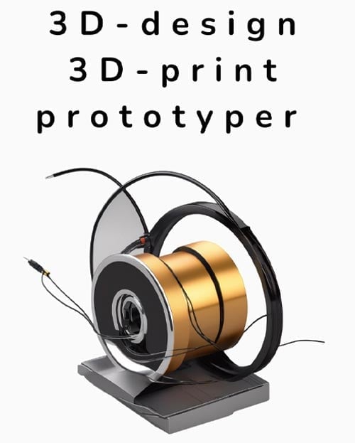 Bestill 3D-design og 3D-print