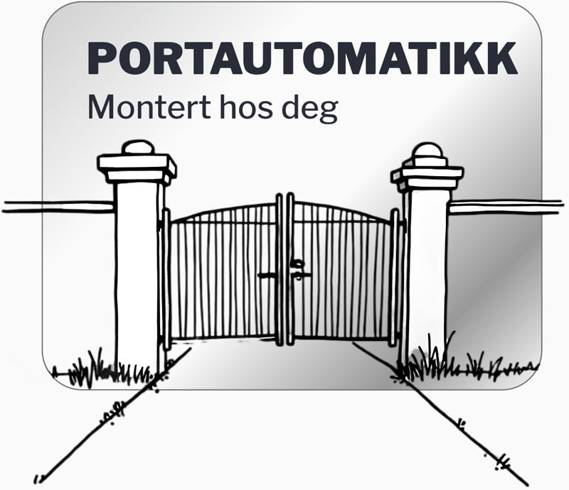 Montering av portåpnere – tilbud