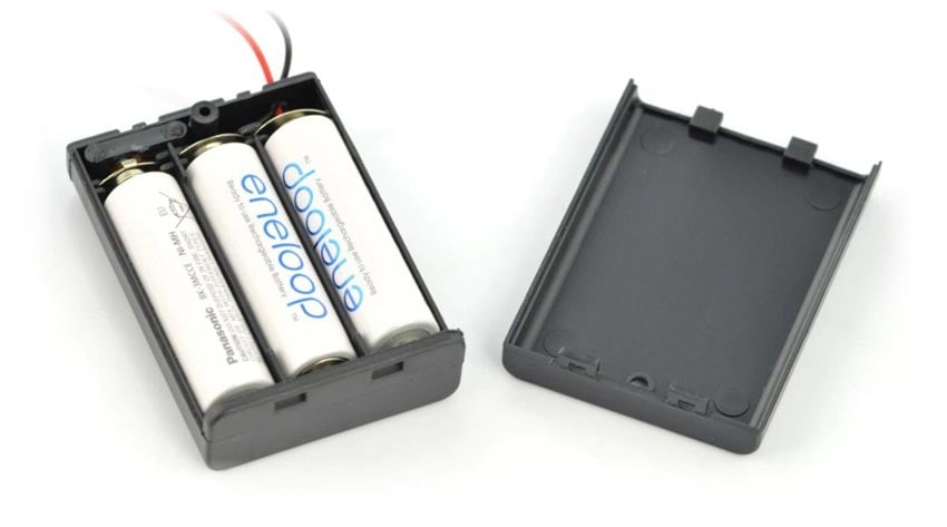 Batteriholder for 3x AA batterier.