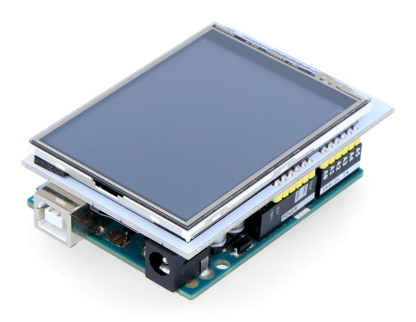 Touch screen 2,8&rdquo;  320x240, kompatibel med Arduino