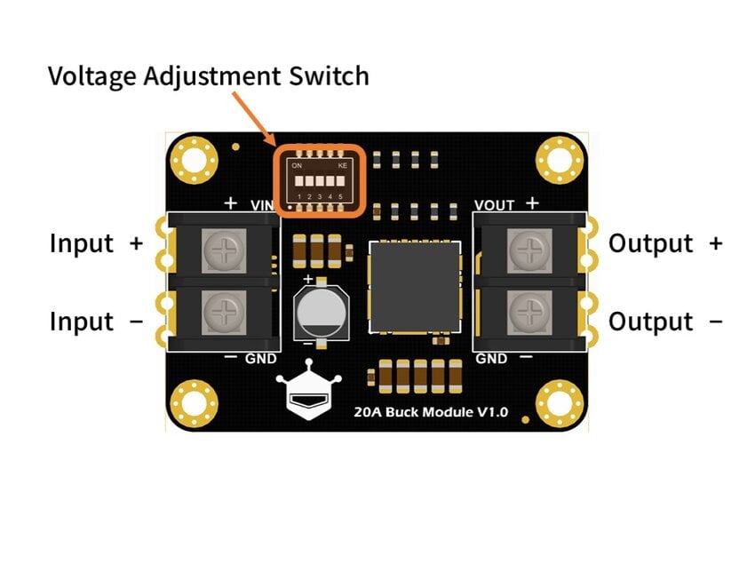 buck converter - step down module