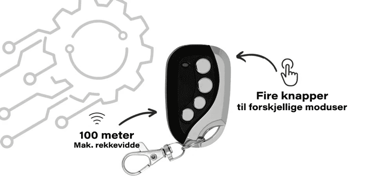 Fjernkontrollere medf&oslash;lger