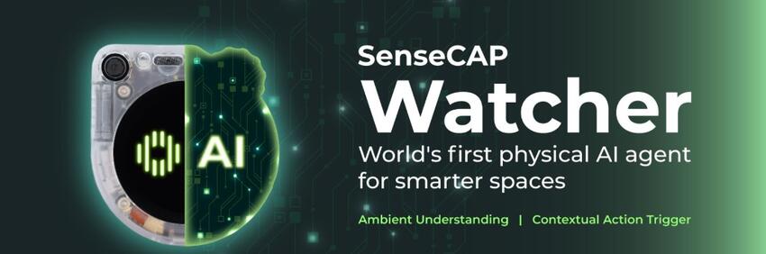 SenseCAP Watcher W1-B AI-assistent for romoverv&aring;king