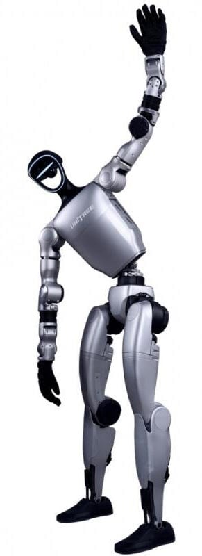 Avansert humanoid robot med persepsjonssystem og 360° dekning