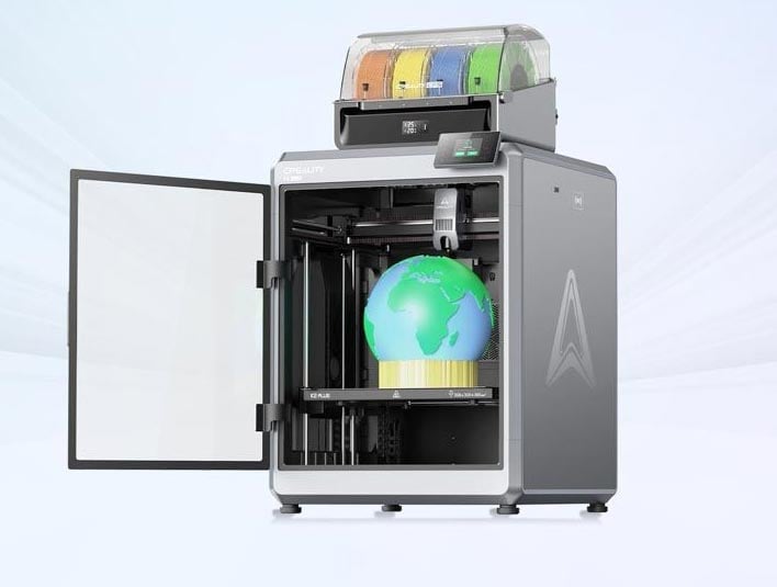 Creality K2 Plus Combo med CFS-system for filamenth&aring;ndtering