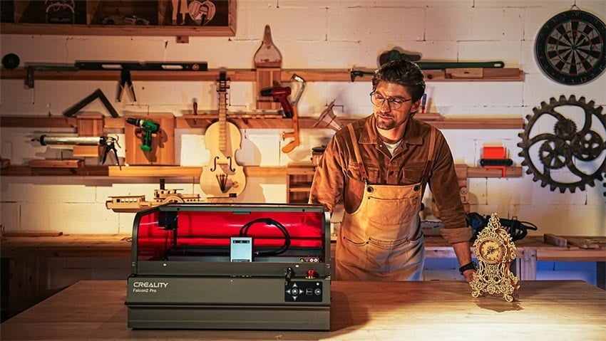 kreative prosjekter og lasergravering fra Creality 