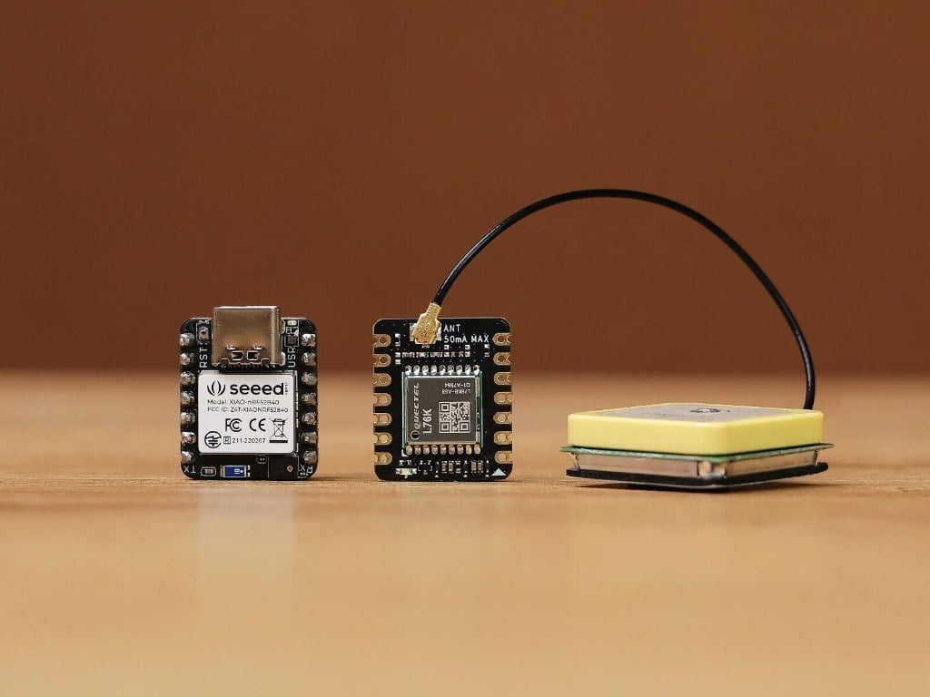Multi-GNSS posisjonsmodul for XIAO med aktiv antenne.