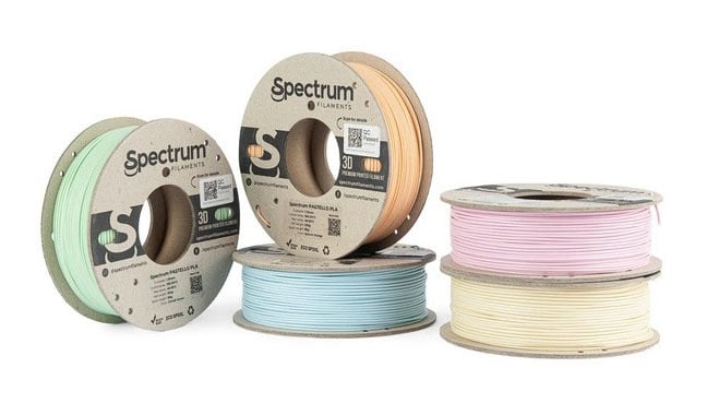 Pastello PLA-filament - Rik palett med pastellfarger