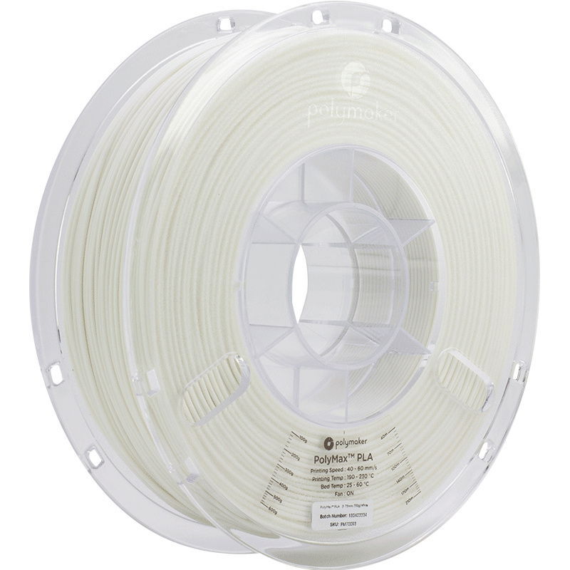 PolyMax Tough PLA (hvit, 0,75 kg)