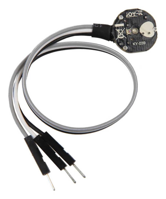 Analog IR-pulssensor med tre tilkoblingsledninger for mikrokontrollerprosjekter