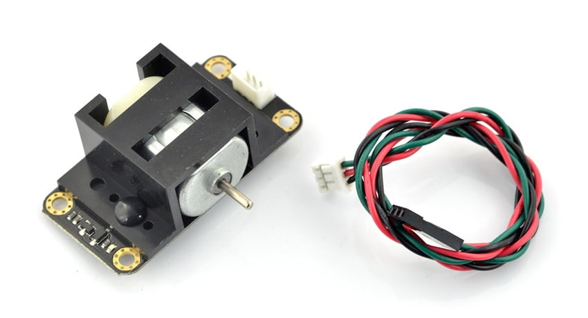 DC-motormodul med vifte og separat tilkoblingskabel