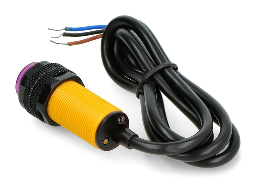 Digital avstandssensor fra baksiden med kabel og separate ledninger
