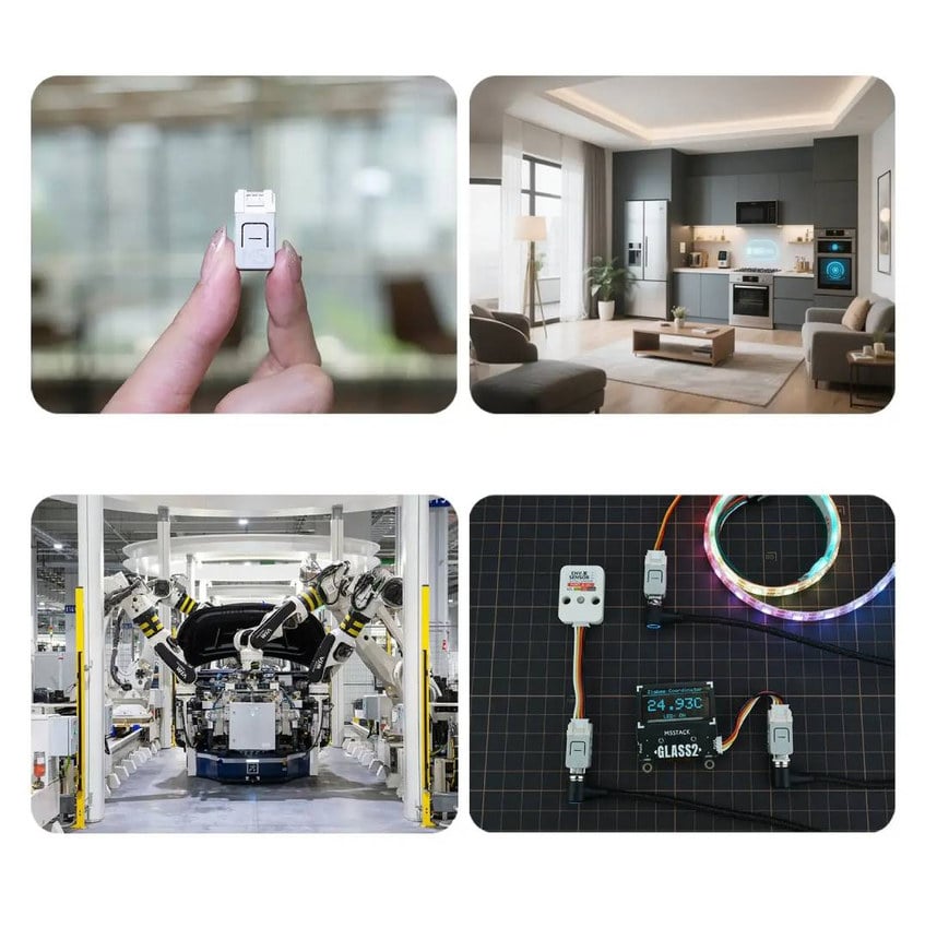 ESP32-H2-utviklingskort i eksempler på smarthus og automasjon