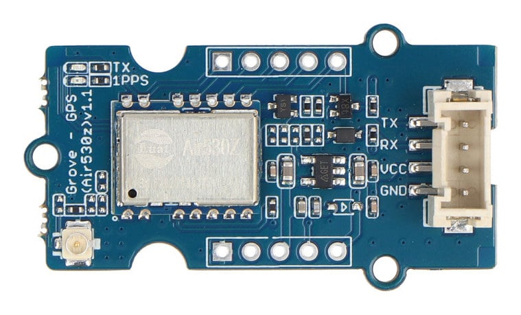 Grove GNSS-modul med U.FL-kontakt og ekstern antennetilkobling