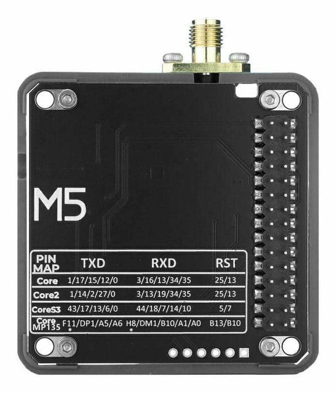 LoRaWAN-modul for EU868 med SMA-kontakt og tilkoblingspinner