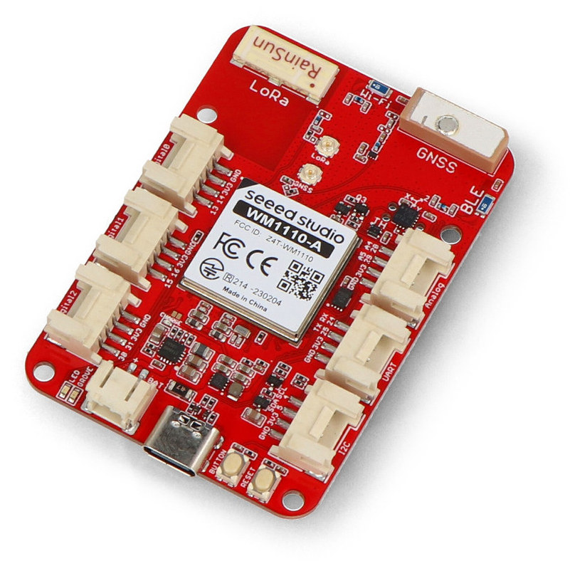 Meshtastic-utviklingskort med LoRa-, GNSS- og Bluetooth LE-tilkobling