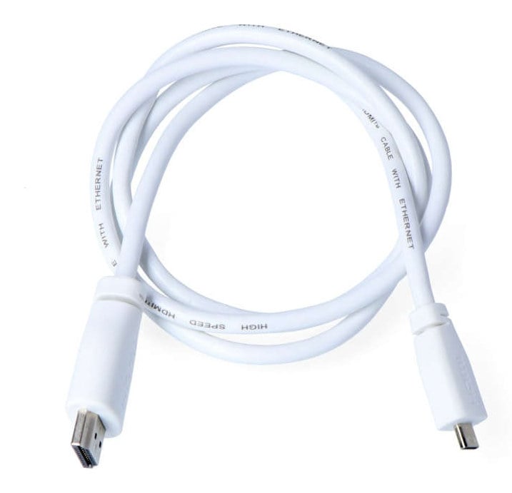 Micro-HDMI-til-HDMI-kabel til Raspberry Pi 4B