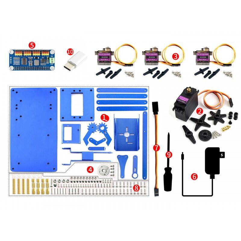 4-DOF Robot Arm Kit for Raspberry Pi