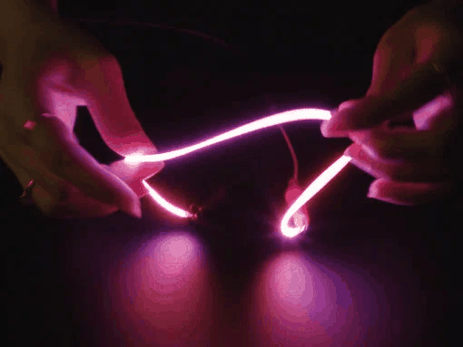 Rosa LED-noodle stripe 130mm