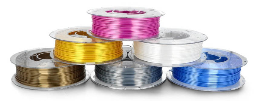 PLA filament - Sett med 6 farger.
