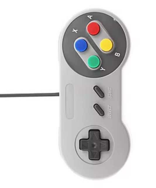 SNES kontroller med USB