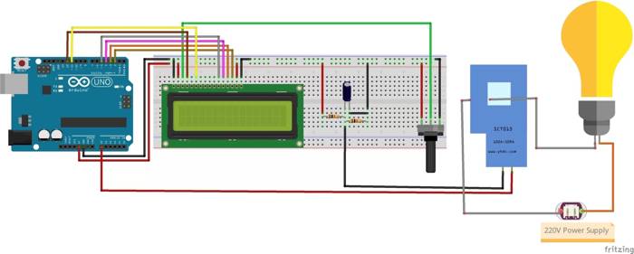tilkobling av strømsensor med Arduino - DIY prosjekt for å måle spenning