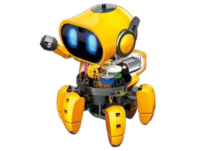 interaktivt robot byggesett