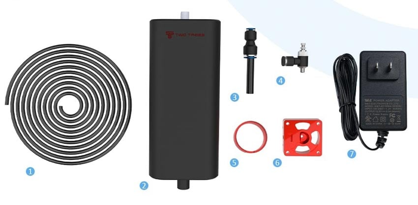 TT-X1 luftassistsystem, pumpe for lasergraveringsmaskiner